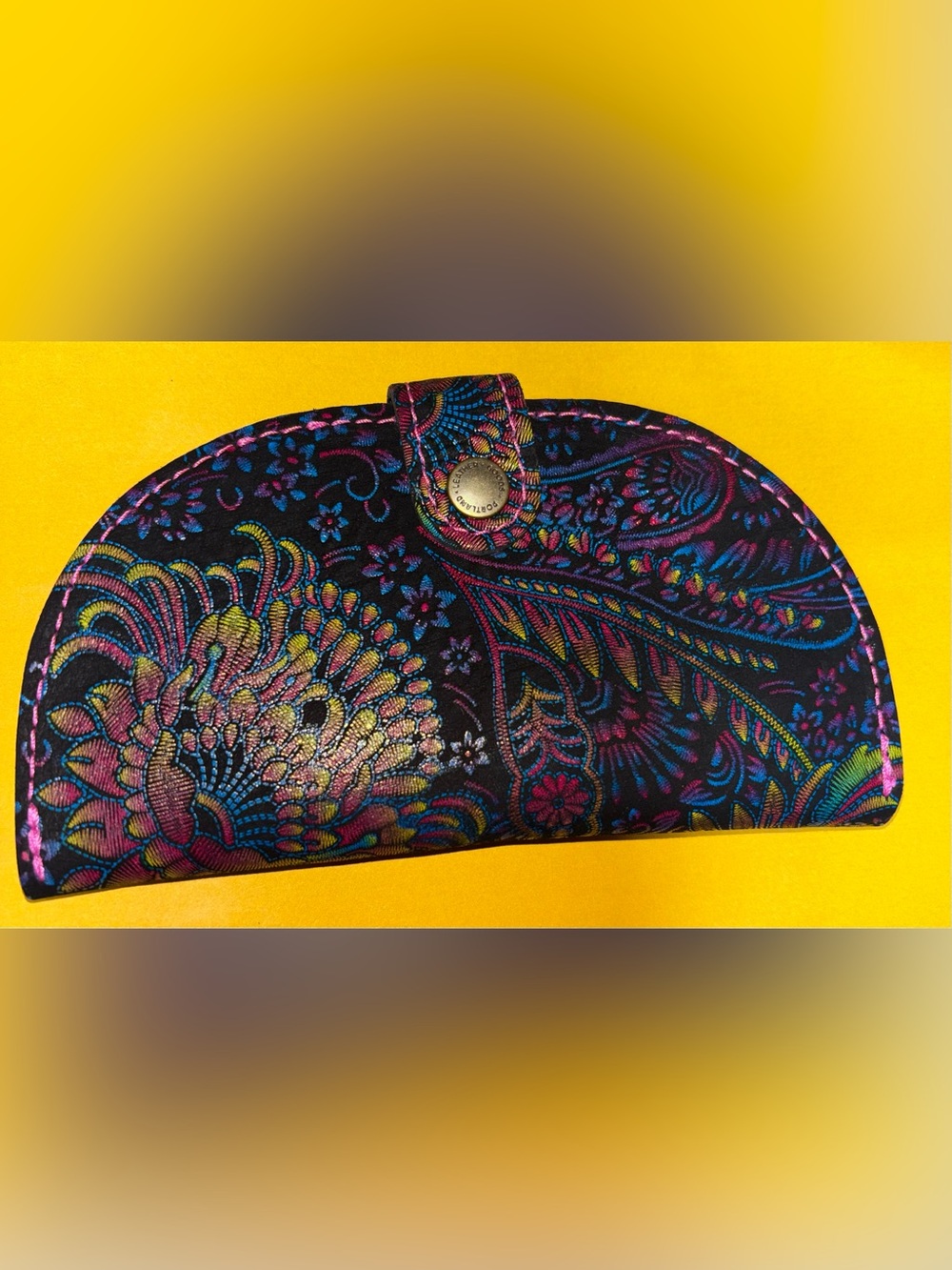 Portland Leather Quesadilla Wallet in Carnival - NEW